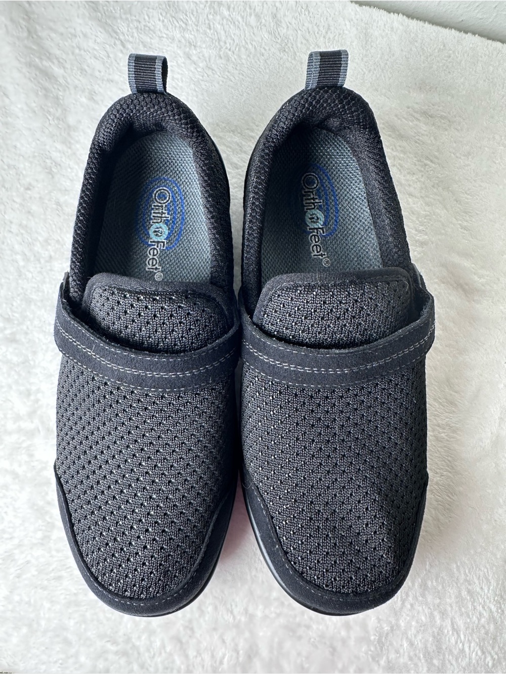 OrthoFeet Quincy Strech Flat Feet Slip-On Breathable with Adjustable Strap 7XW - Picture 5 of 16